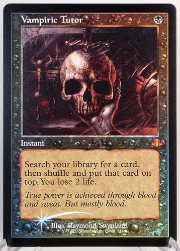 Mtg vampiric tutor retro - mtg,