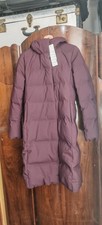 Womens Down Long Jacket Hooded