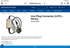Radiodetection Cat4 Live Plug