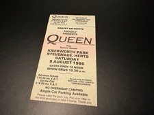 Queen Ticket Stub Knebworth