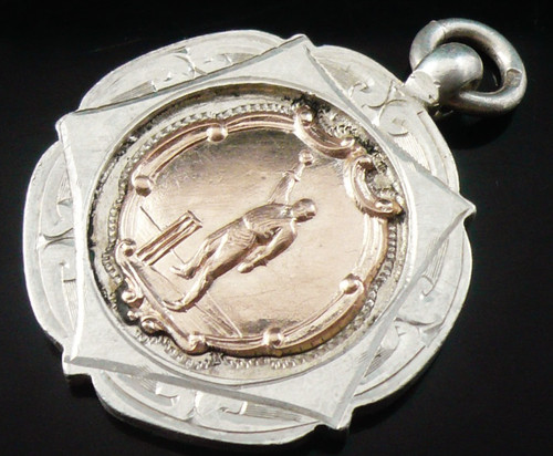 Sterling silver gold pocket - sterling,