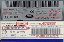Land Rover Radio Code for