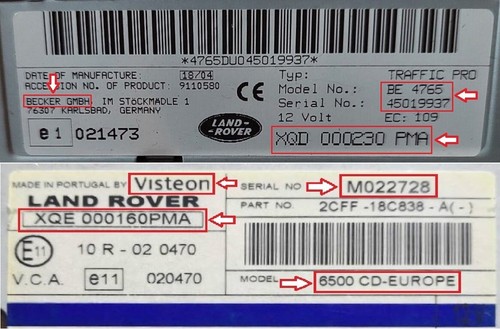 Land rover radio - rover,