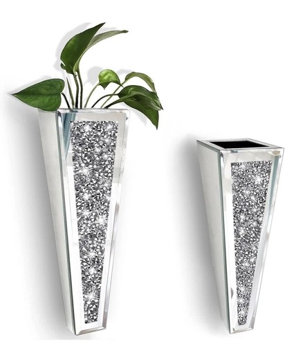 Wall hung flower vase - flower,