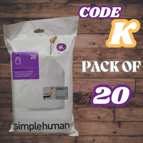 Simplehuman bin liners - k,