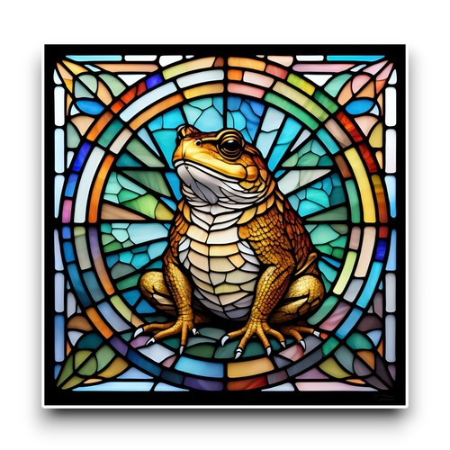 Large toad wild - animal, square