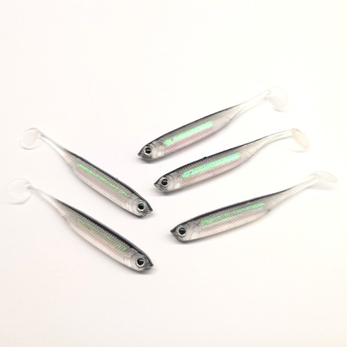 Soft paddle tail minnows 75mm - soft,