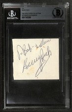Buddy Rich Drum Legend Signed Cut BECKETT