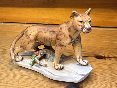 Puma cat porcelain - cat, matte