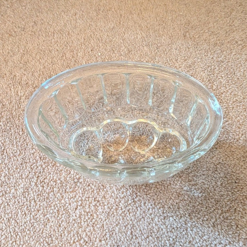 Glass flower fluted jelly - glass,