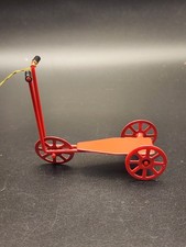 Vintage Red Metal Scooter