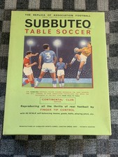 Vintage Subbuteo Table Soccer Continental Club Edition – 1970s Boxed Set