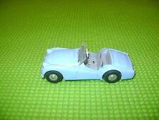 SPOT ON TRI-ANG N°108 TRIUMPH TR3 SKY BLUE INTERIOR GREY VNMINT DINKY ERA