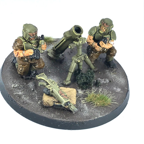 Imperial guard cadian mortar - cadian,