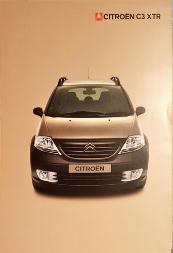 Citroen xtr brochure 2004 - citroen, c3