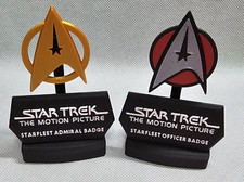 STAR TREK Motion Picture Comm Badges - 3D Printed - FREE POSTAGE (Various Ranks)