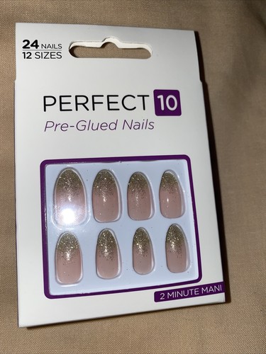 Perfect pre glued - 10, nails