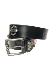 Mens Levis Black Leather Belt Suitable For 40 to 44 Waist(mv05837)