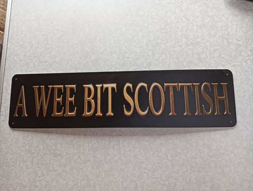 Wee bit scottish tin - tin,