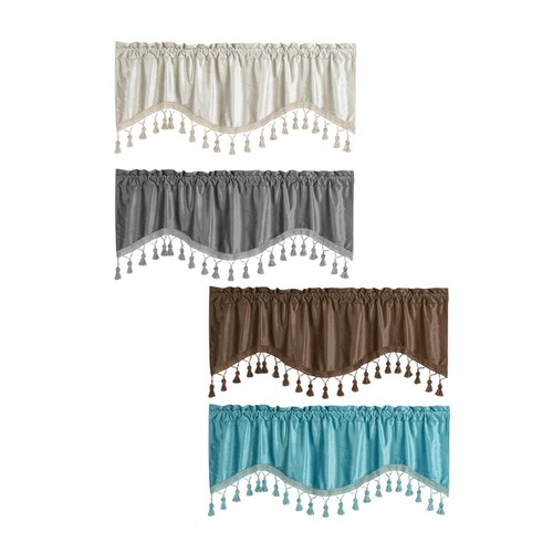 Valance curtain for rod - valance,