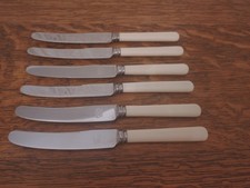 Superb Vintage Set 6 Faux Bone