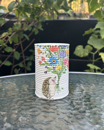 Hedgehog handmade storage - hedgehog,handmade,