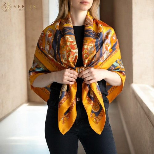 Rare vintage hermes silk - vintage, scarf