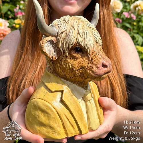 Highland cow bust fabulous - cow,
