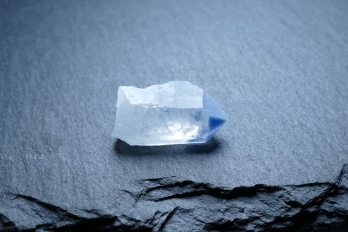 Dumortierite quartz crystal - quartz,