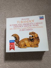 2 CD Box Set 'Turandot' By Puccini opera London Philharmonic Orchestra