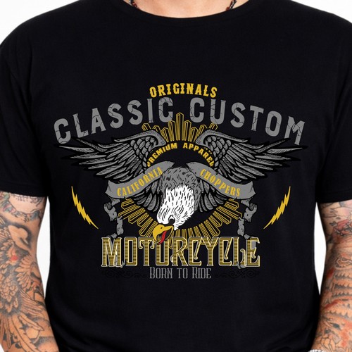 Eagle motorcycle shirt - eagle,