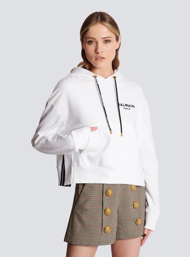 Genuine balmain white cropped - balmain,
