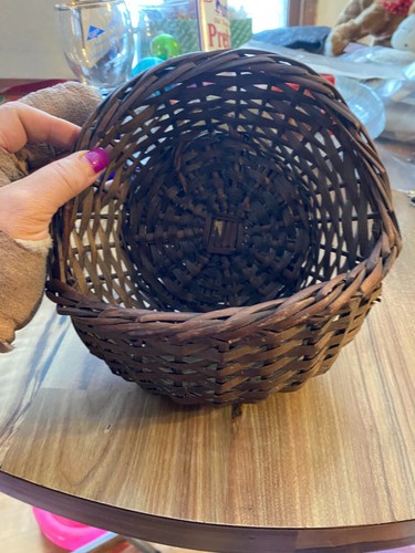 Vintage rattan wicker wall - wicker,