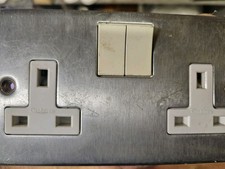 Crabtree 2 Gang 13A switched