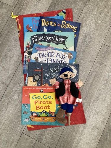Pirate story sack books - story,