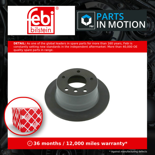 Brake discs pair solid - brake,