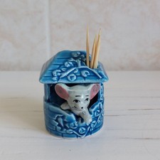 Vtg Mouse In Well Ceramic