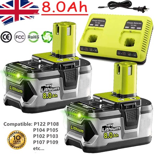 18v 8ah for - 2x,
