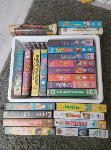 Vintage childrens kids vhs - kids,