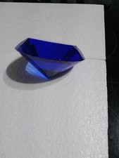 Blue Crystal Diamond Shaped