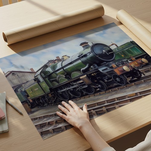 Gwr steam castle - a3, art