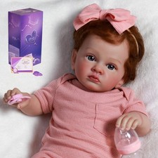 New Lifelike Reborn Baby Dolls Toddler Girl Vinyl Silicone Realistic Newborn UK