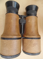 Vintage Grand Lumiere Paris Binoculars / Opera Glasses leather bound