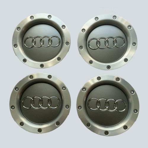 Audi silver hubcaps - 4,