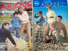 2 Aran Pattern Books Sirdar