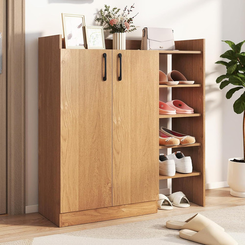 Shoe cabinet wooden door - shoe,