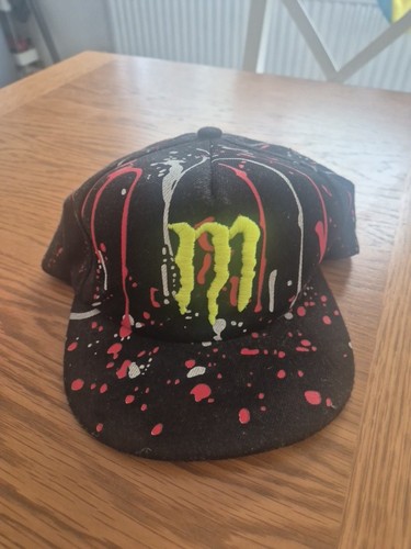 Monster energy black snap - , back