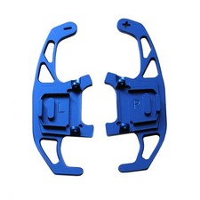 2x Paddle Shift Extensions Shifters Blue for VW Golf 7 MK7 7.5 VII GTI GTD R DSG
