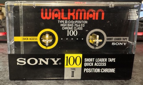 Sony walkman 100 chrome sealed - walkman,