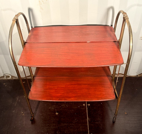 Vintage folding tea - tea, trolley